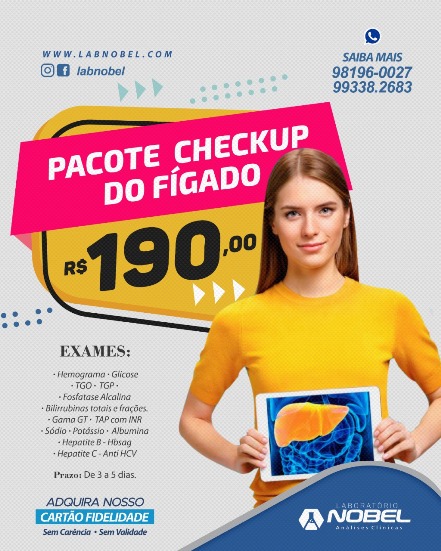 Pacote Checkup do Fígado